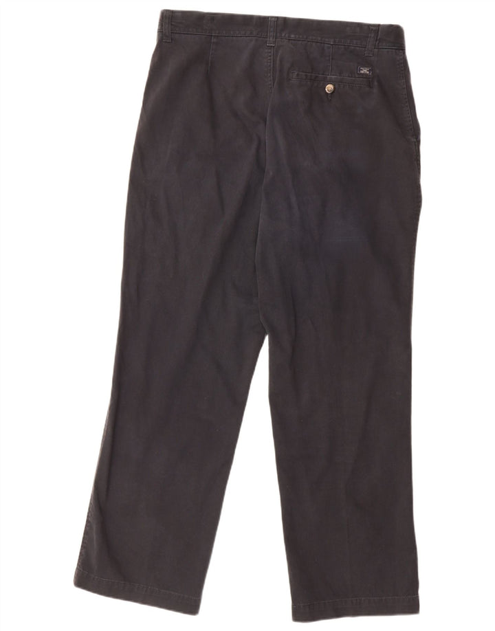 Marks & Spencer Pantalon Chino Regular Homme W34 L29 Bleu Marine Coton