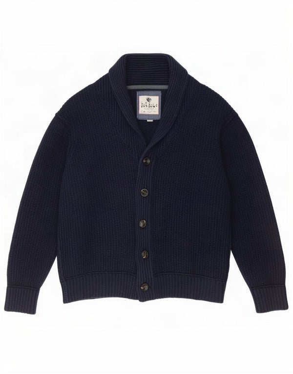 Fat Face Pull Cardigan Homme 2XL Bleu Marine Coton