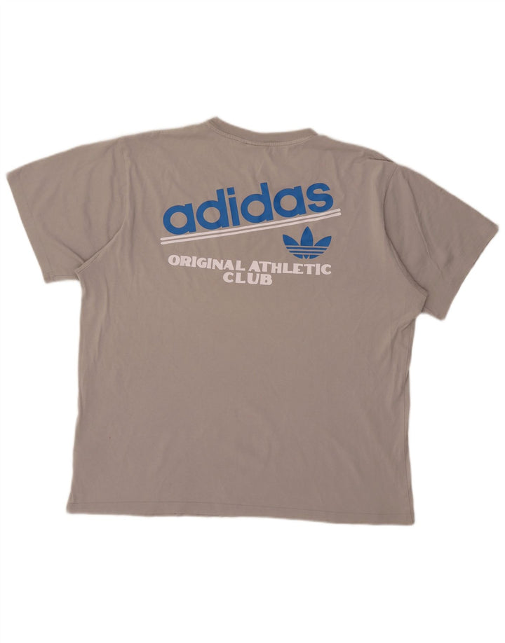 Adidas T-Shirt Homme Top XL Gris Coton