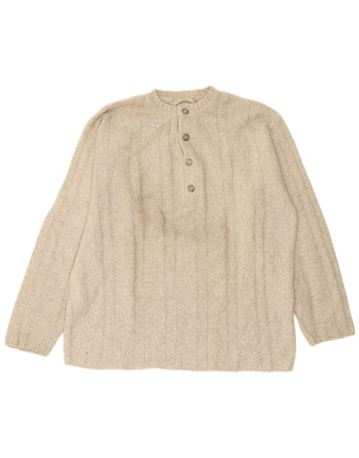 Foxhound Pull col rond homme XL laine beige