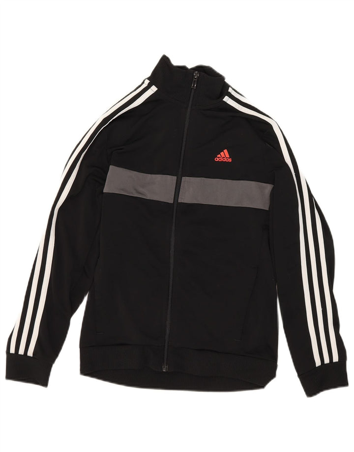 Adidas Veste de Survêtement Garçon 11-12 Ans Noir Colourblock