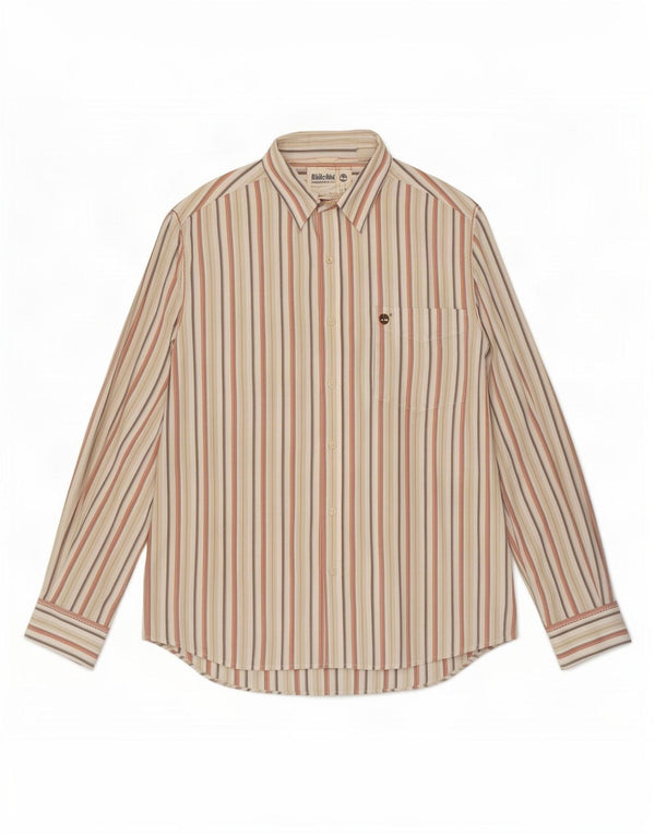 Timberland Chemise Homme Large Coton Rayé Multicolore