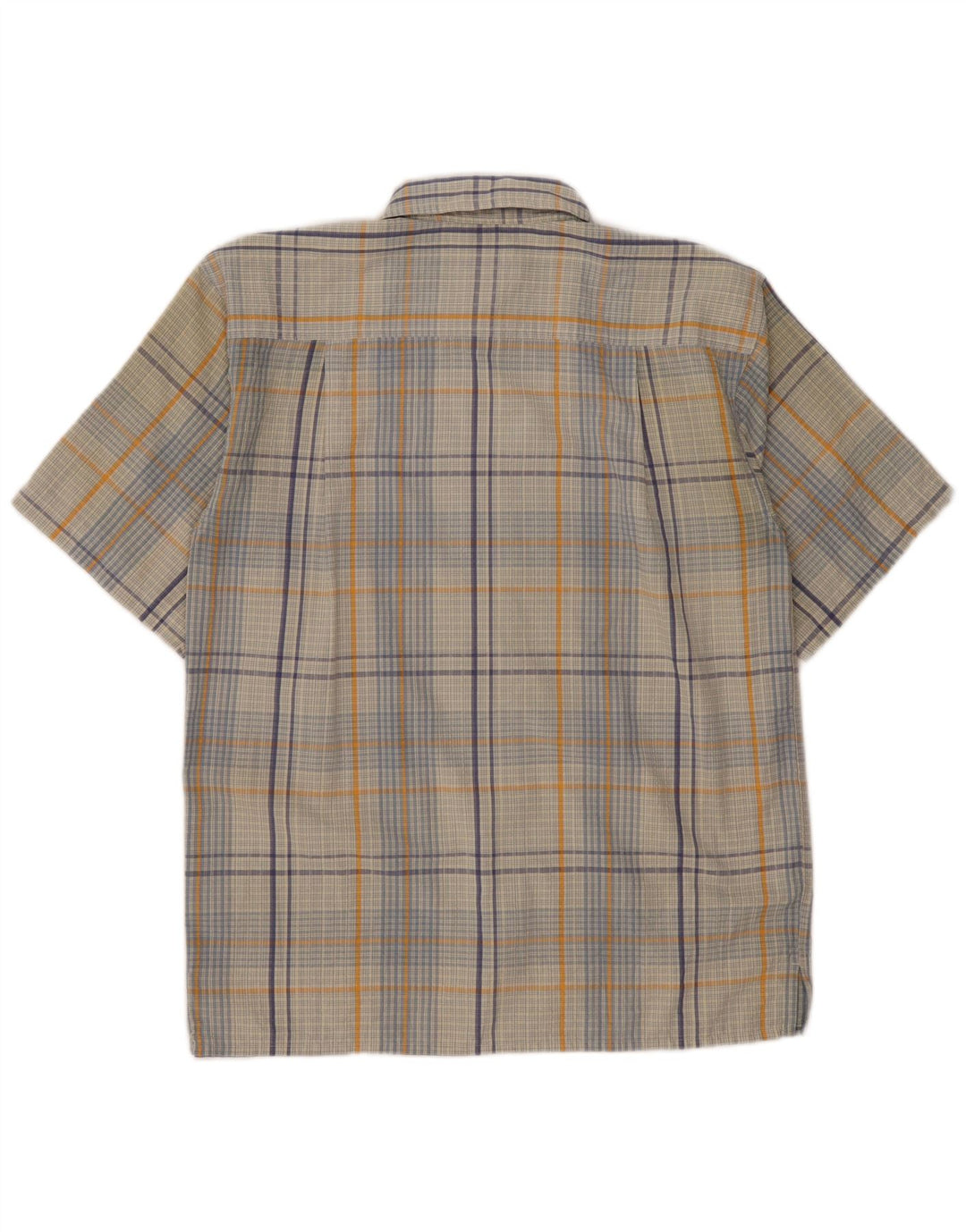 Patagonia Chemise à Manches Courtes Homme Gris Moyen Carreaux