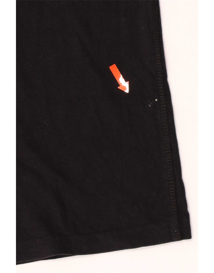 Superdry T-Shirt Graphique Homme Noir Moyen Coton