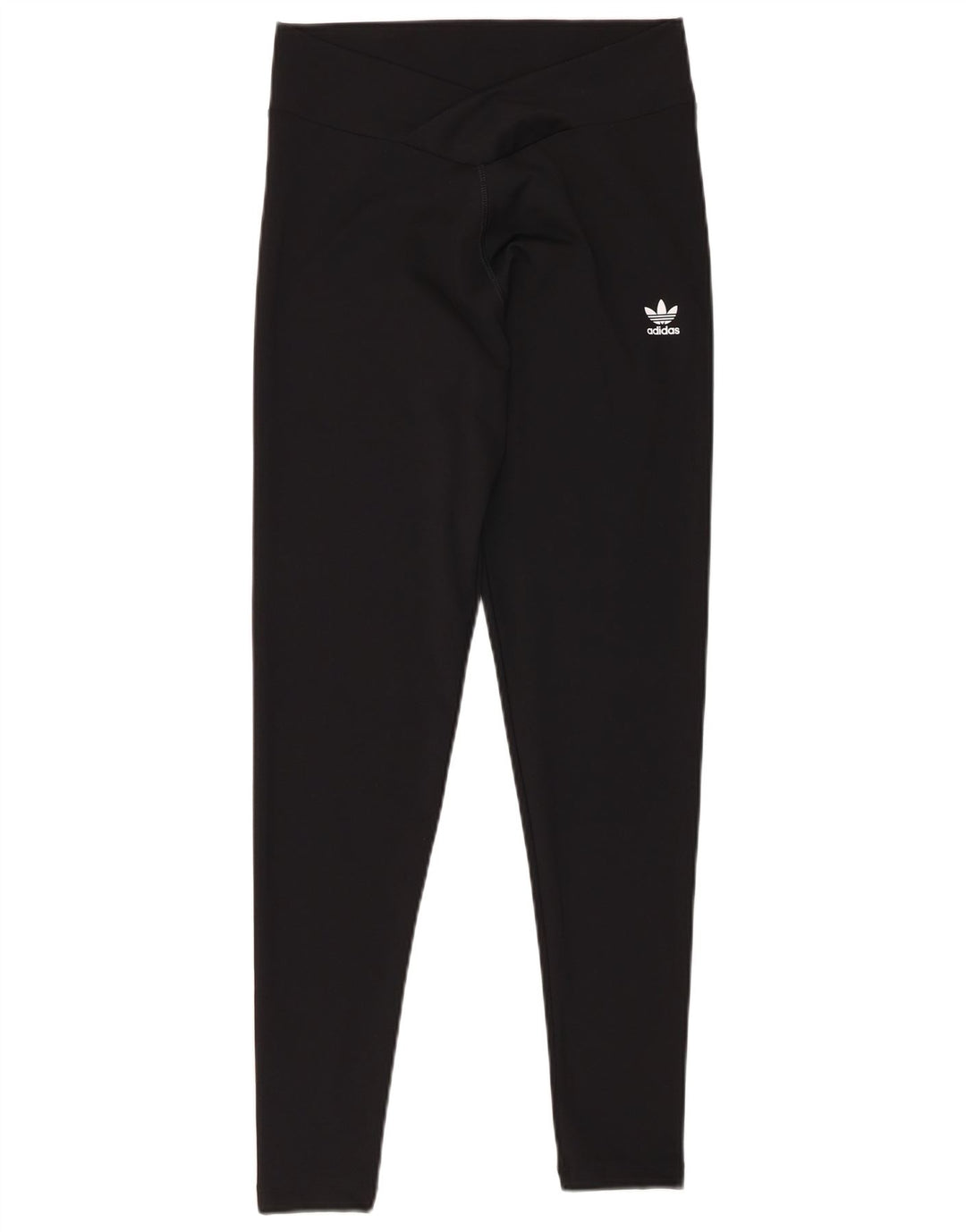 ADIDAS Leggings Femme UK 10 Petit Noir Polyester