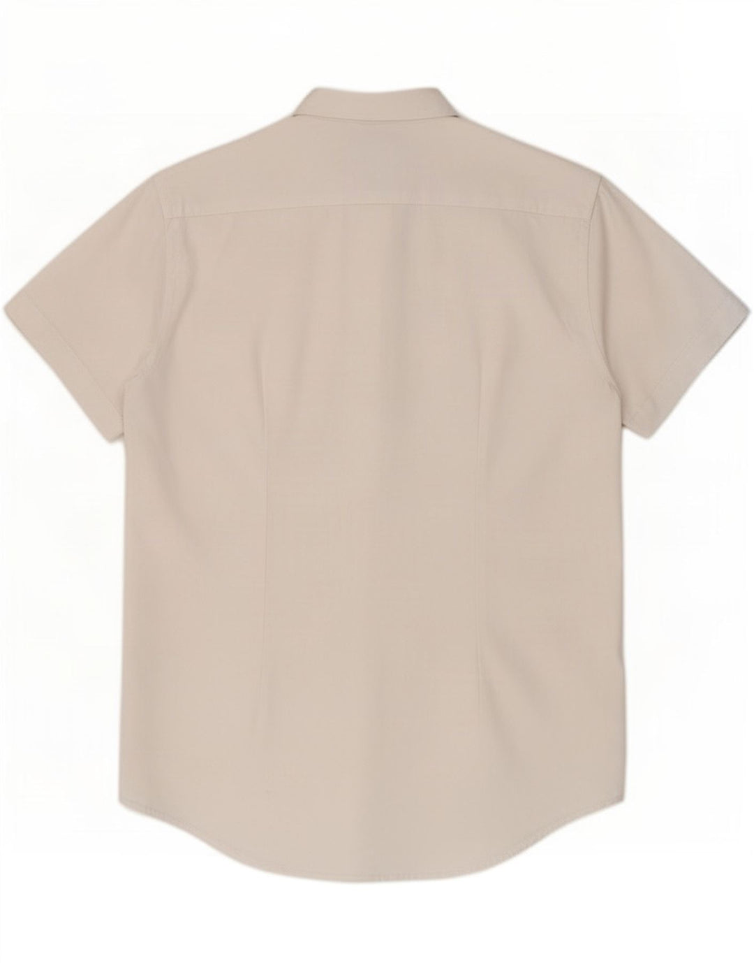 Zara Chemise Slim Fit À Manches Courtes Homme Blanc Moyen
