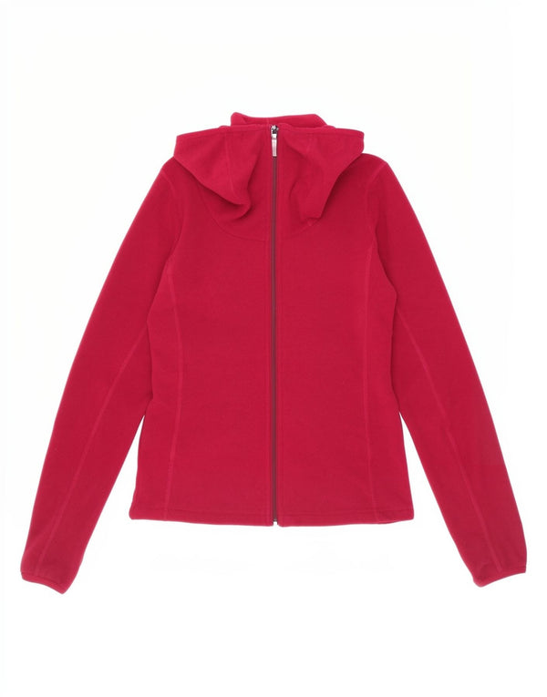 The North Face Pull à capuche zippé en polaire pour femme UK 6 XS Bordeaux Sports