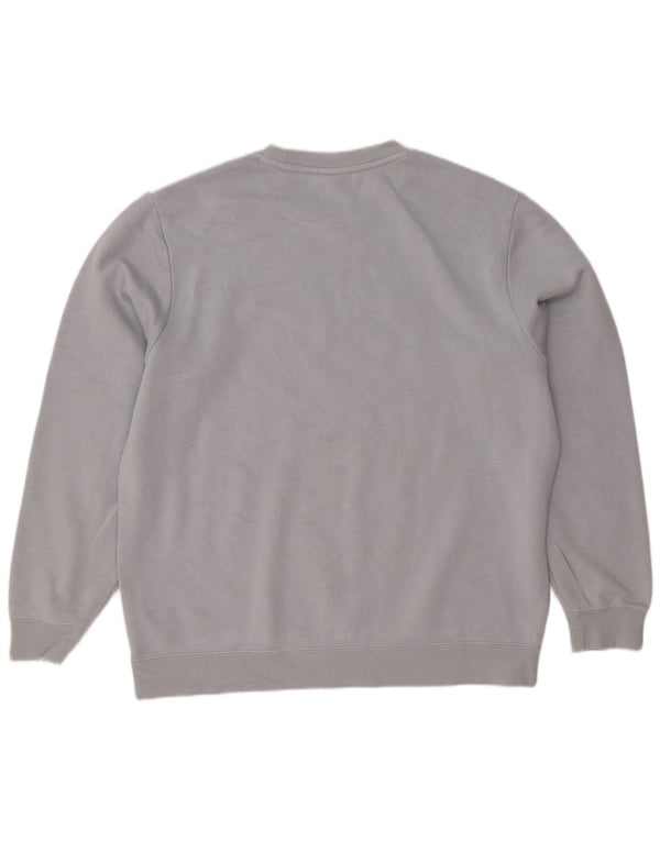 Nike Sweat-shirt graphique pour homme en polyester color block Gris Taille L