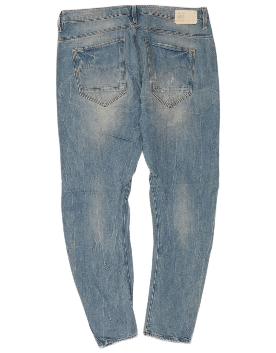 G-Star Jean slim effet vieilli W28 L27 en coton bleu pour femme
