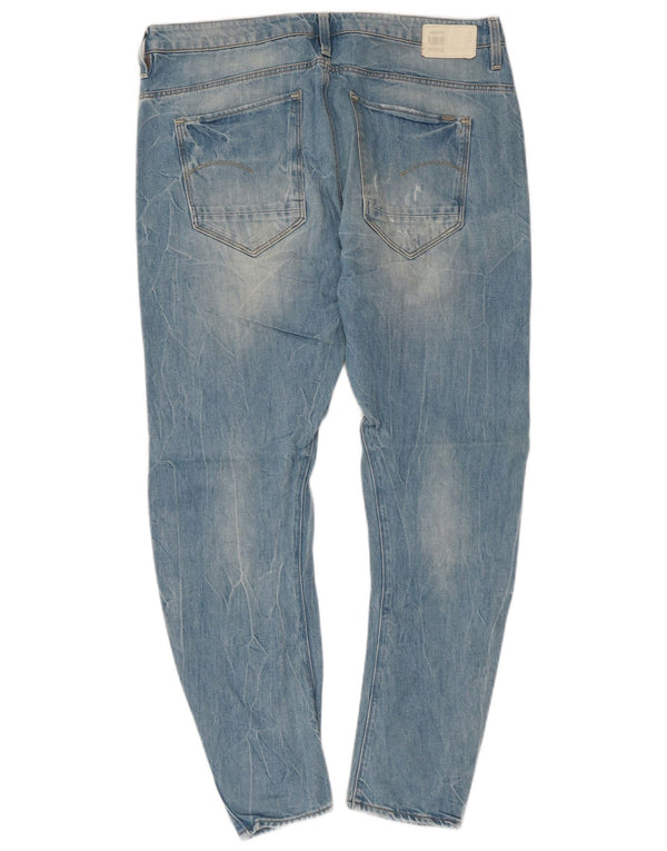 G-Star Jean slim effet vieilli W28 L27 en coton bleu pour femme
