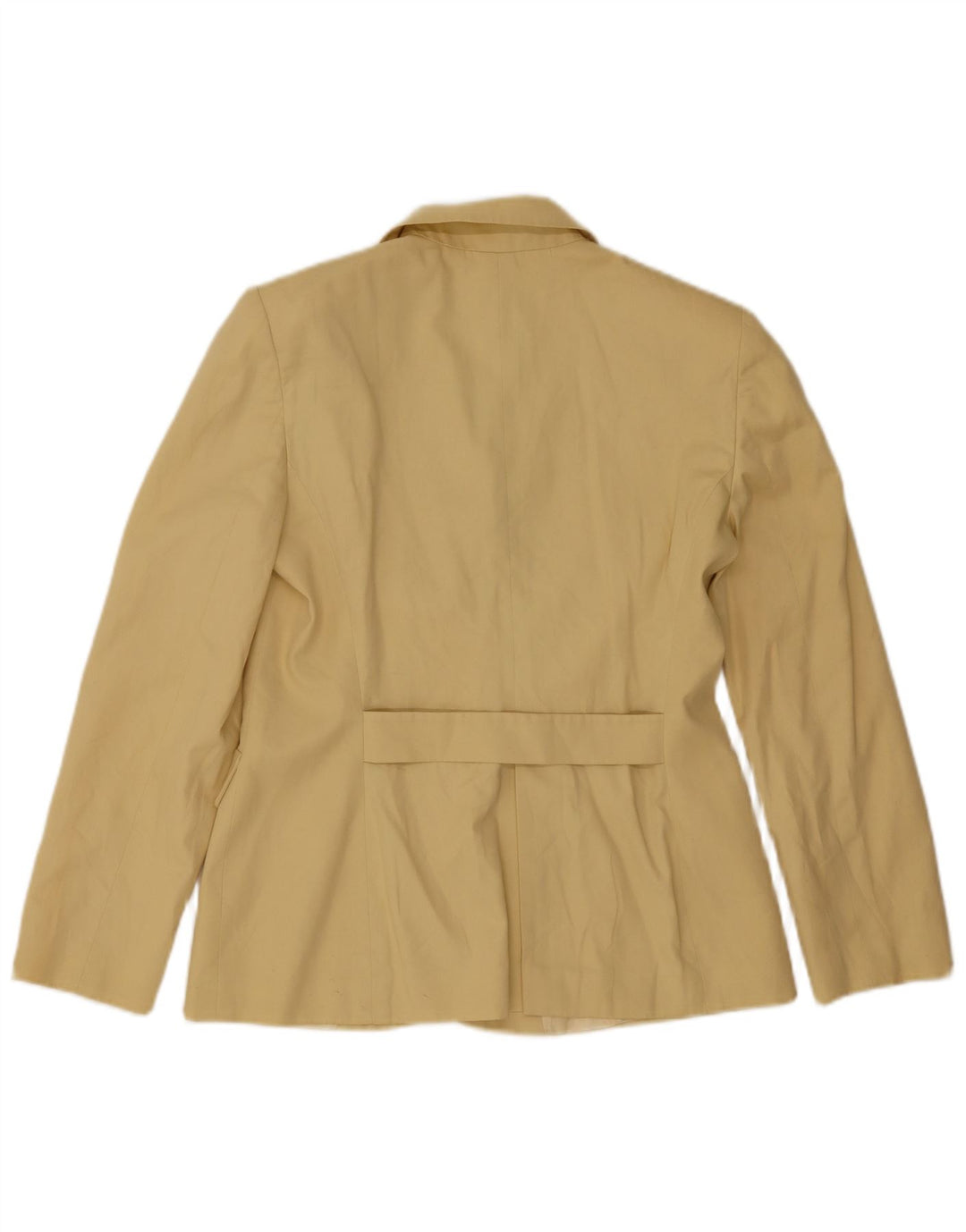 Luisa Spagnoli Veste Blazer 3 Boutons Femme IT 44 Coton Jaune Moyen