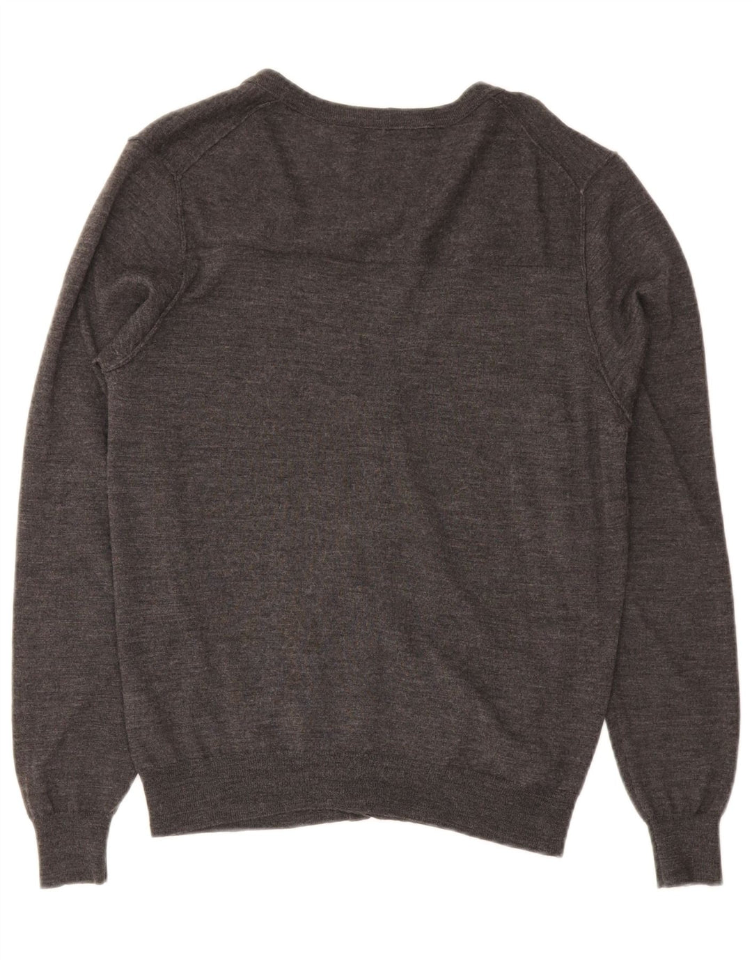 Z ZEGNA Pull Cardigan Femme US 6 Laine Gris Moyen