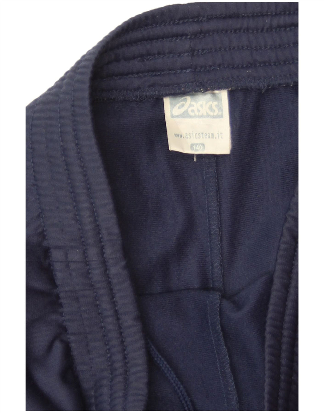 Asics Pantalon de Survêtement Garçon 9-10 ans Bleu Marine Polyester