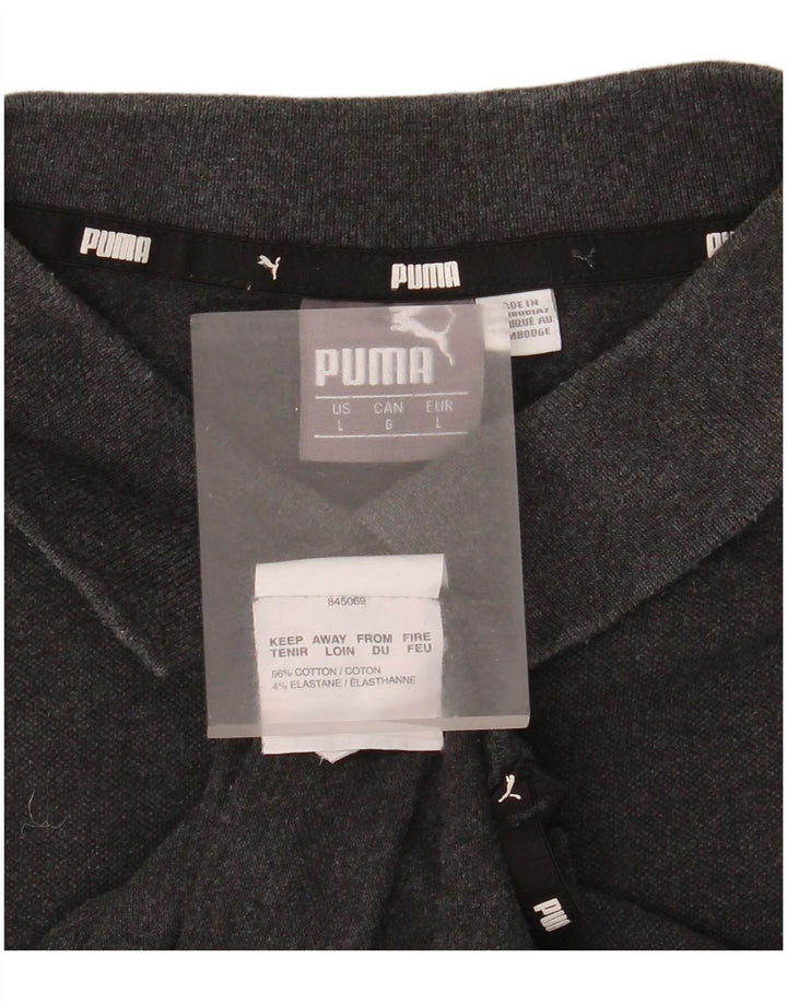 Puma Polo Homme Grand Gris Coton