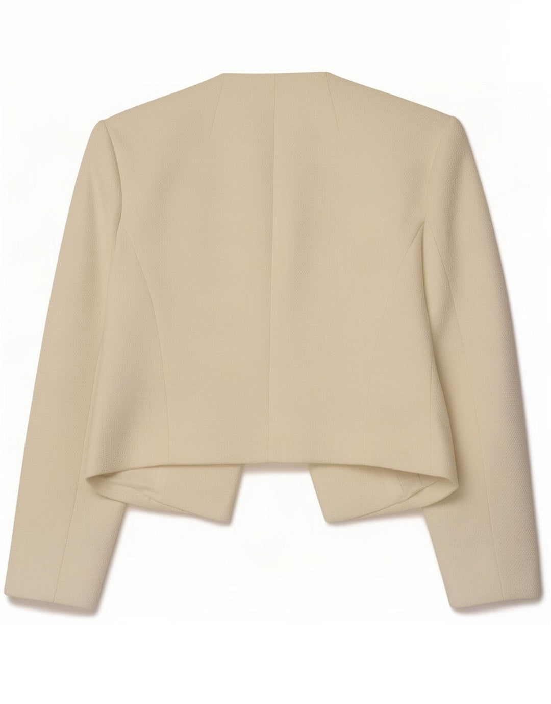 Hobbs Veste boléro ouverte à manches 3/4 pour femme UK 8 Small Blanc Polyester