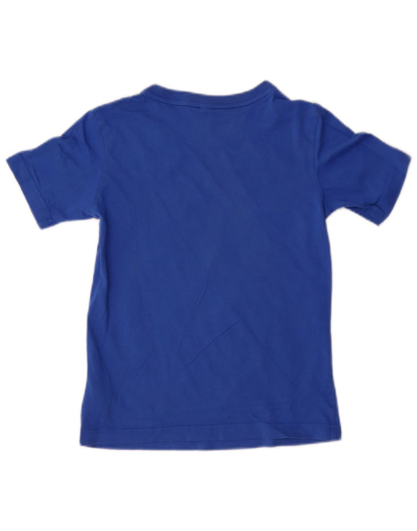 Adidas T-Shirt Graphique Garçon 9-10 Ans Bleu Coton