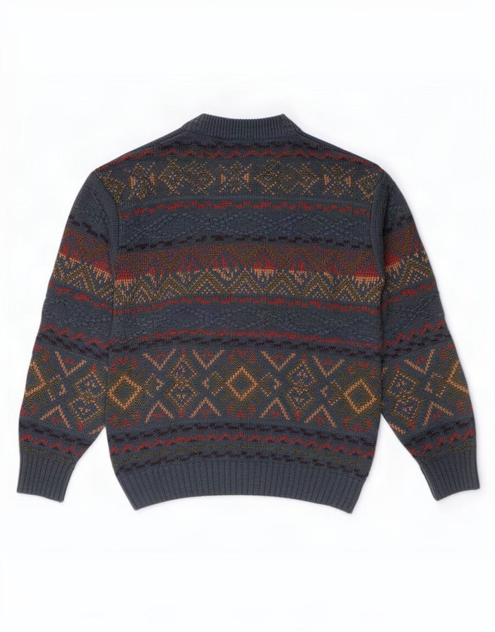 Marks & Spencer Pull à col rond St. Michael pour homme Bleu Taille L
