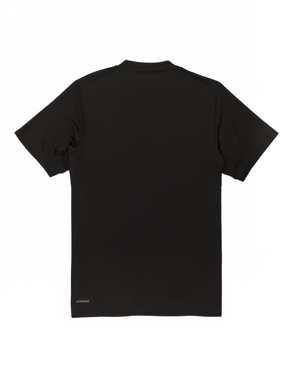 Adidas T-Shirt Homme Haut Moyen Noir Polyester Sports