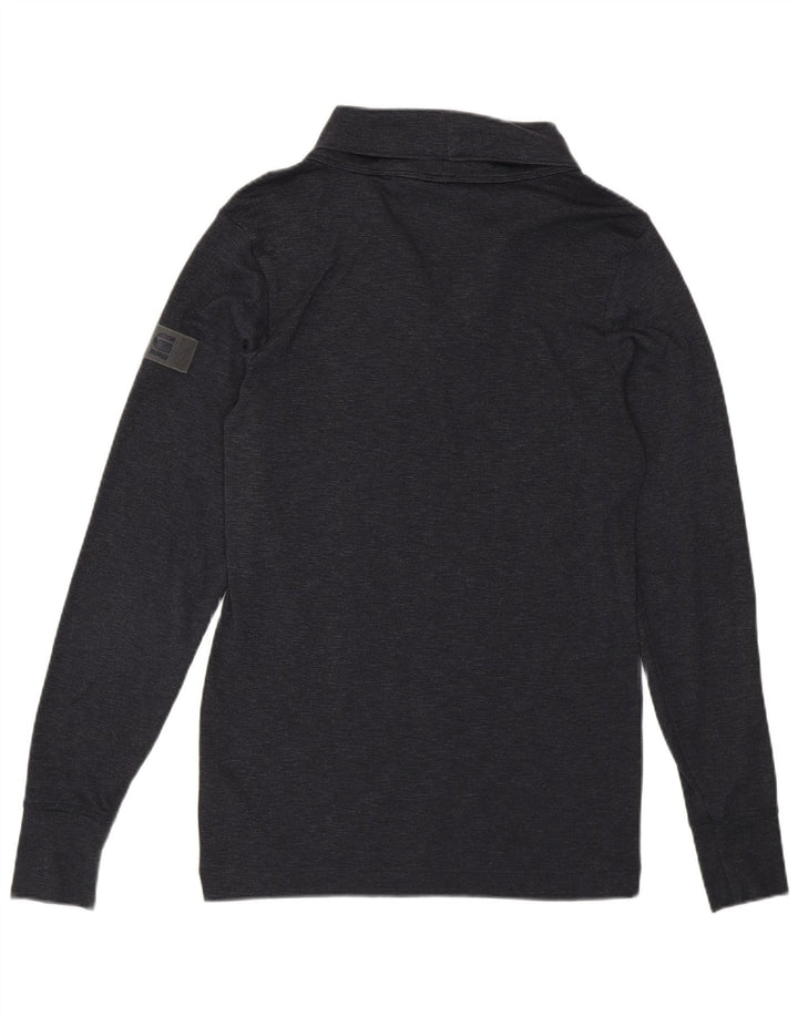 G-Star Homme Top Manches Longues Coton Gris Moyen