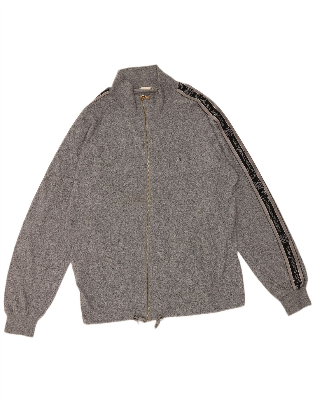 Champion Veste de survêtement graphique pour homme, grand gris moucheté