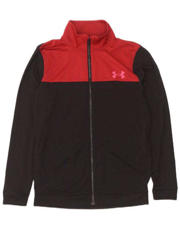 Under Armour Veste de Survêtement Ajustée Homme Noir Small Colorblock
