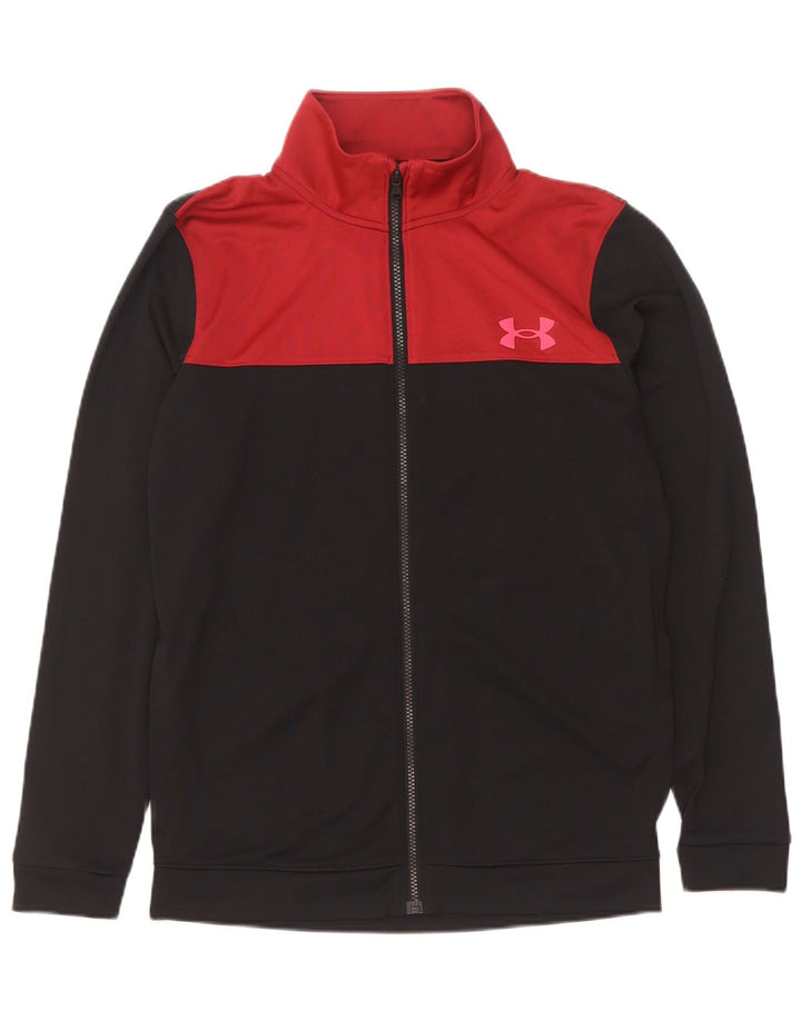 Under Armour Veste de Survêtement Ajustée Homme Noir Small Colorblock