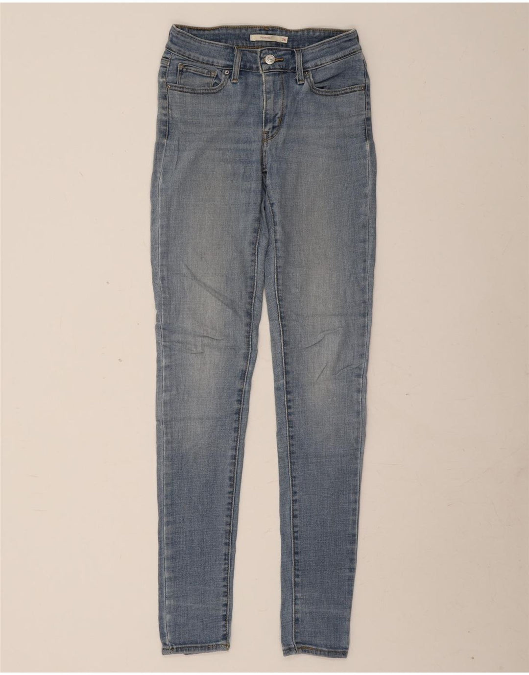Levi's Jean Skinny 711 Femme W26 L32 Bleu Coton