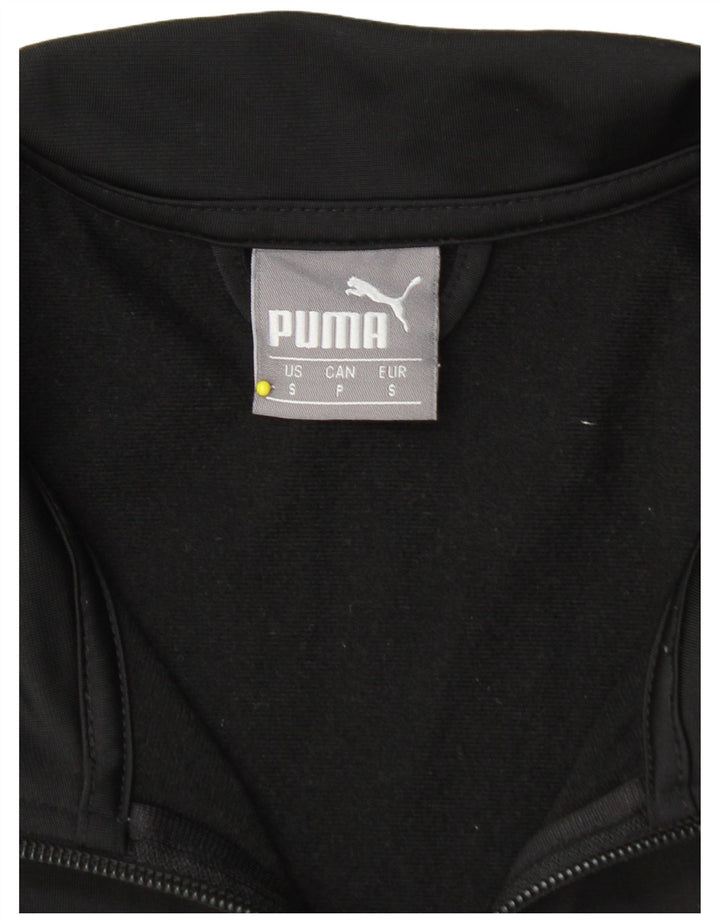 PUMA Veste de survêtement pour homme Small Noir Colorblock Polyester
