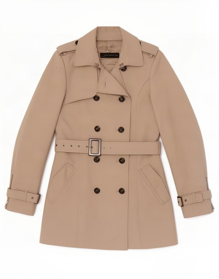 Zara Trench Femme UK 10 Petit Beige