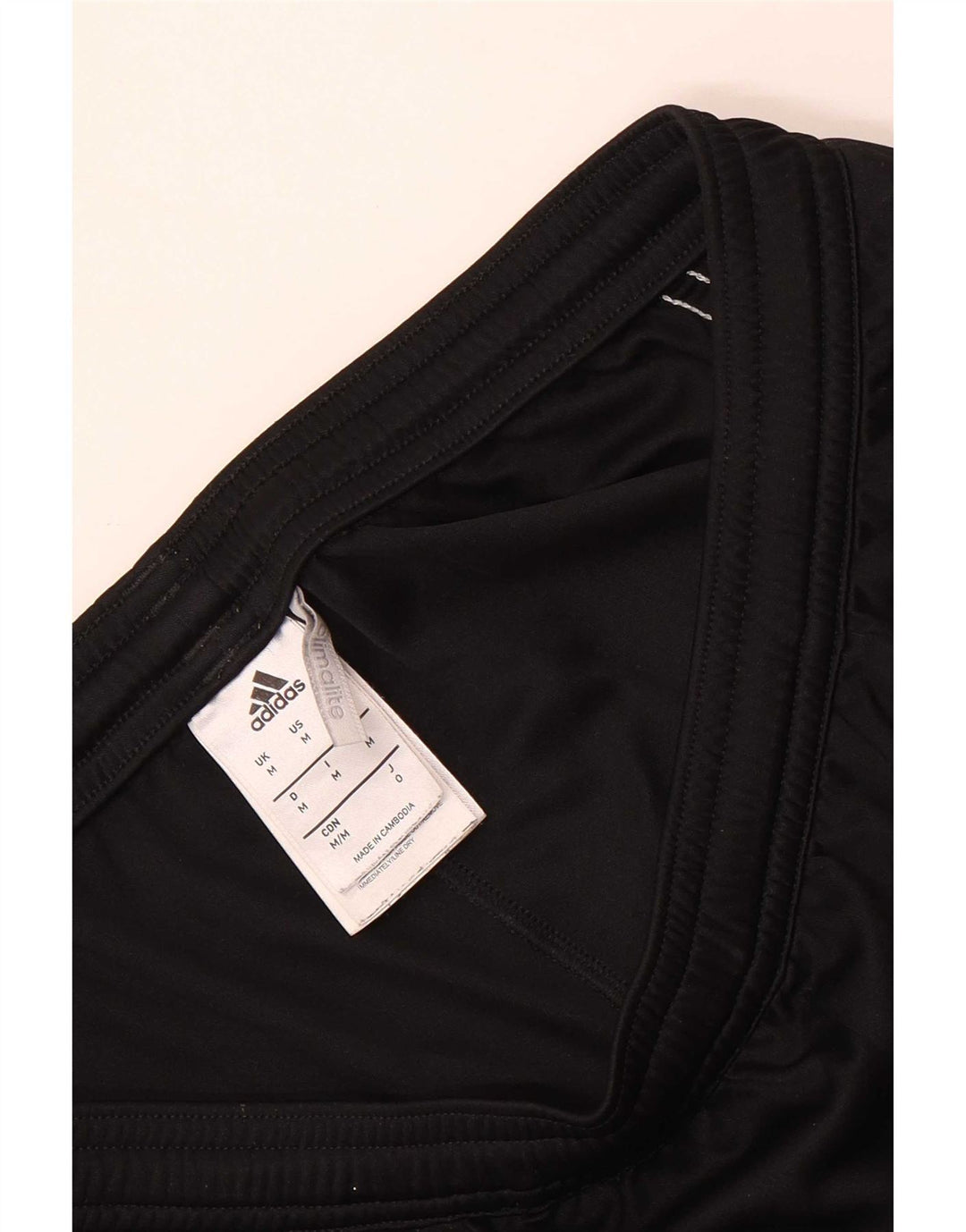 Adidas Short de sport Climalite Homme Noir Moyen Polyester Colorblock