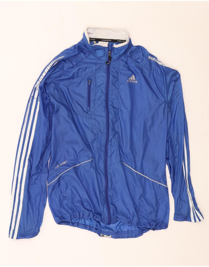 Adidas Veste de pluie Clima Proof pour homme UK 38 Bleu moyen Polyamide