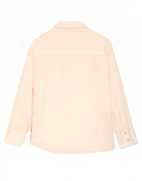 Zara Chemise surdimensionnée pour femme UK 6 XS Blanc
