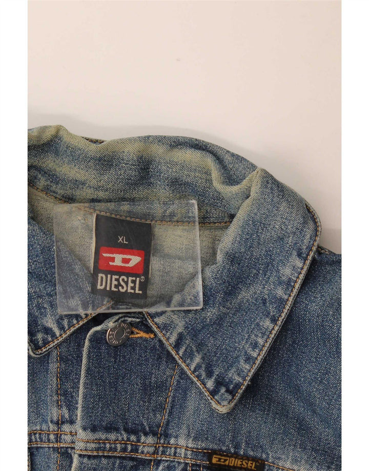 Diesel Veste en jean garçon 11-12 ans XL Bleu Coton