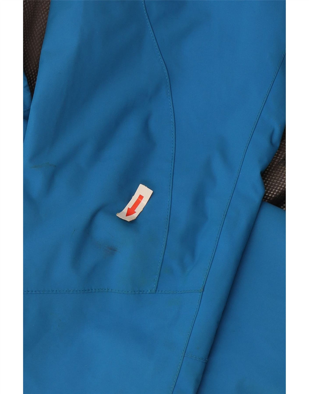 Jack Wolfskin Veste de pluie à capuche pour femme UK 10 Small Bleu Polyamide