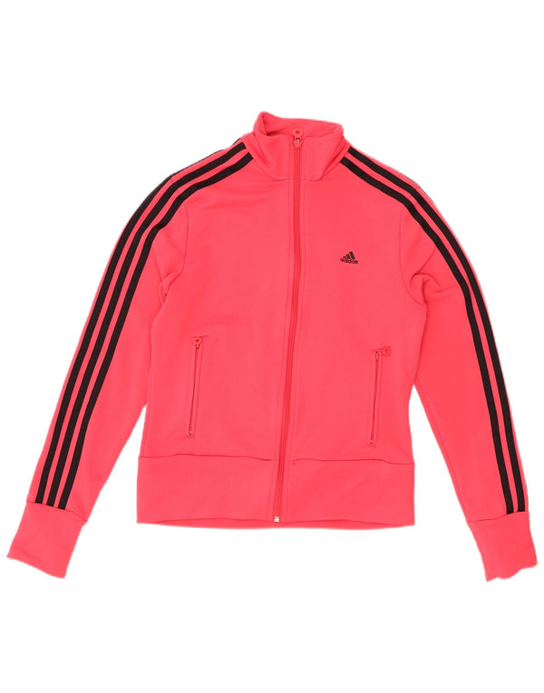 ADIDAS Veste de survêtement pour femme UK 12 Rose moyen Polyester