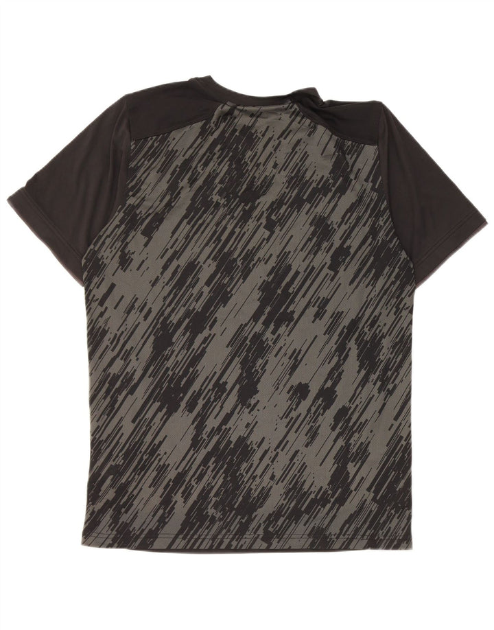Nike Hommes Dri Fit T-Shirt Haut Noir Géométrique Polyester