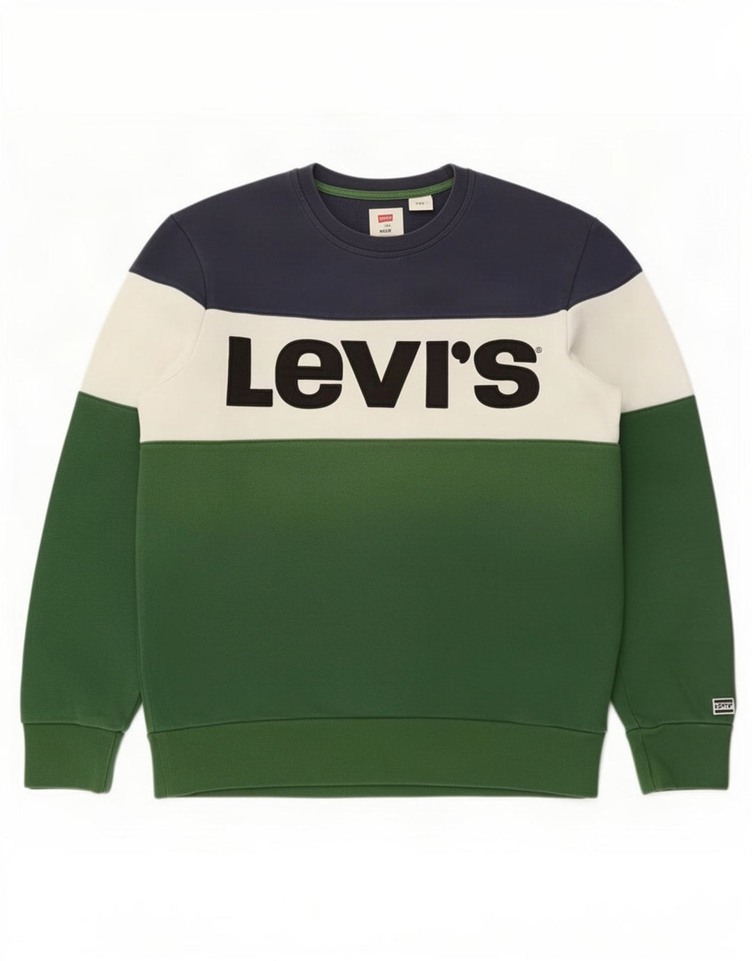 Levi's Sweatshirt Jumper Homme Multicolore Colourblock Cotton