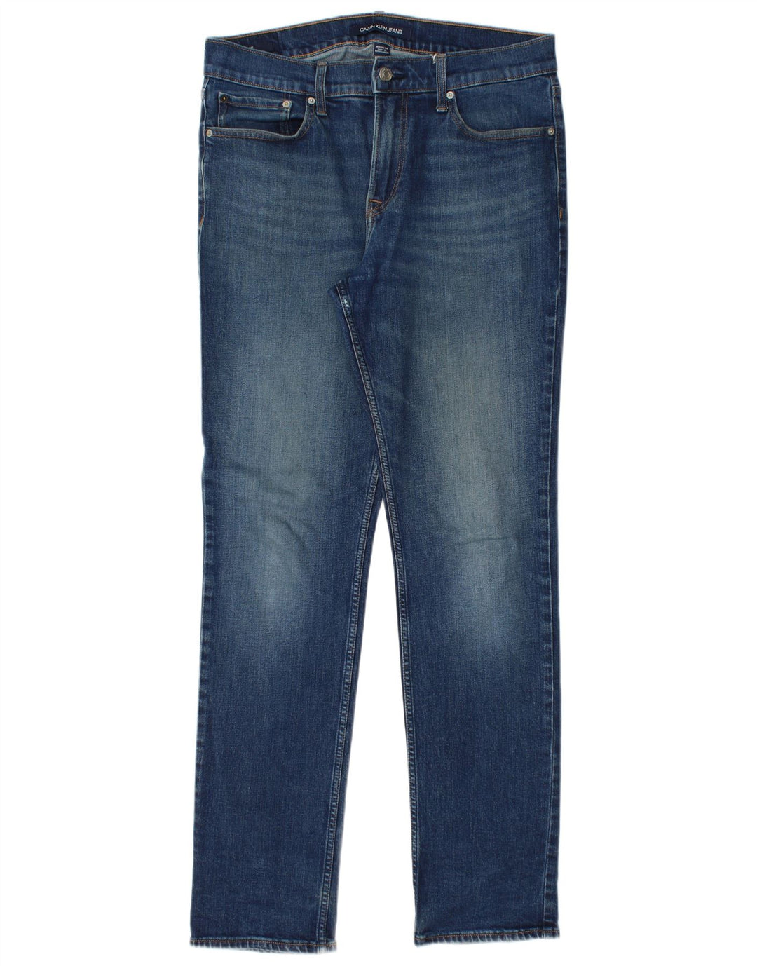 Calvin Klein Jean Slim Homme W32 L34 Bleu Coton