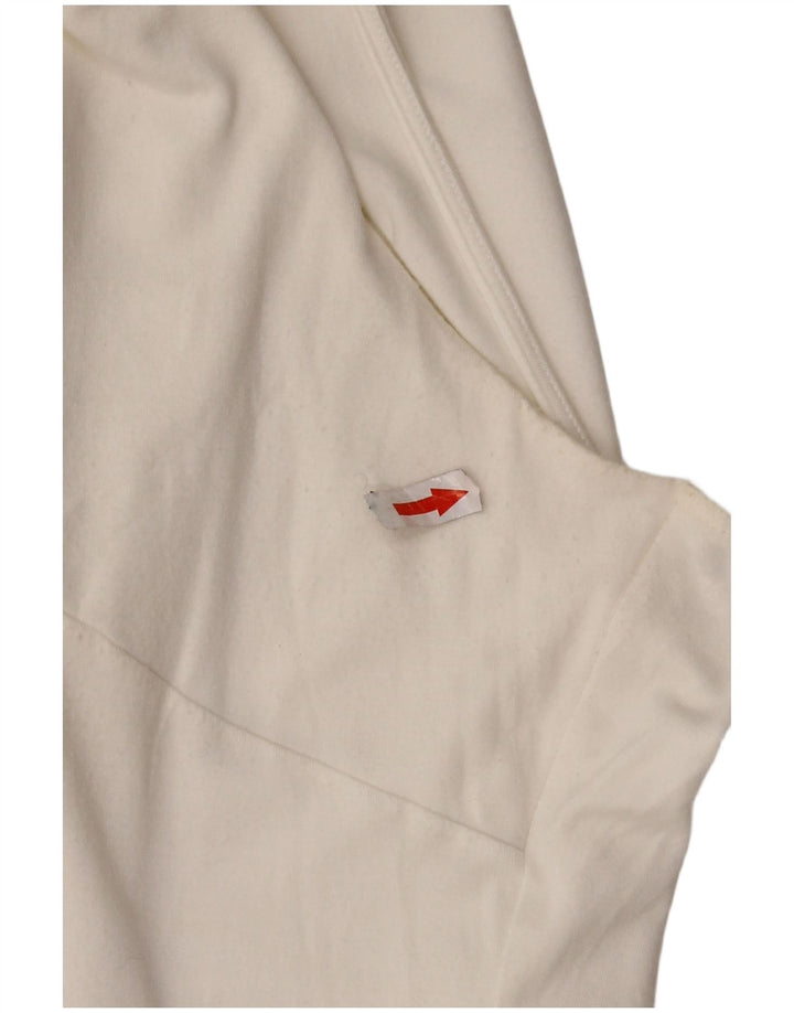 RALPH LAUREN Chemisier sans manches pour femme UK 18 XL Rayonne blanche