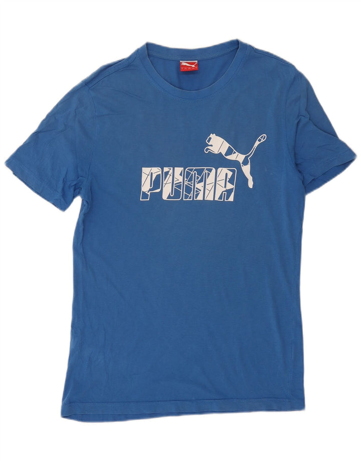 Puma T-Shirt Graphique Homme Petit Bleu