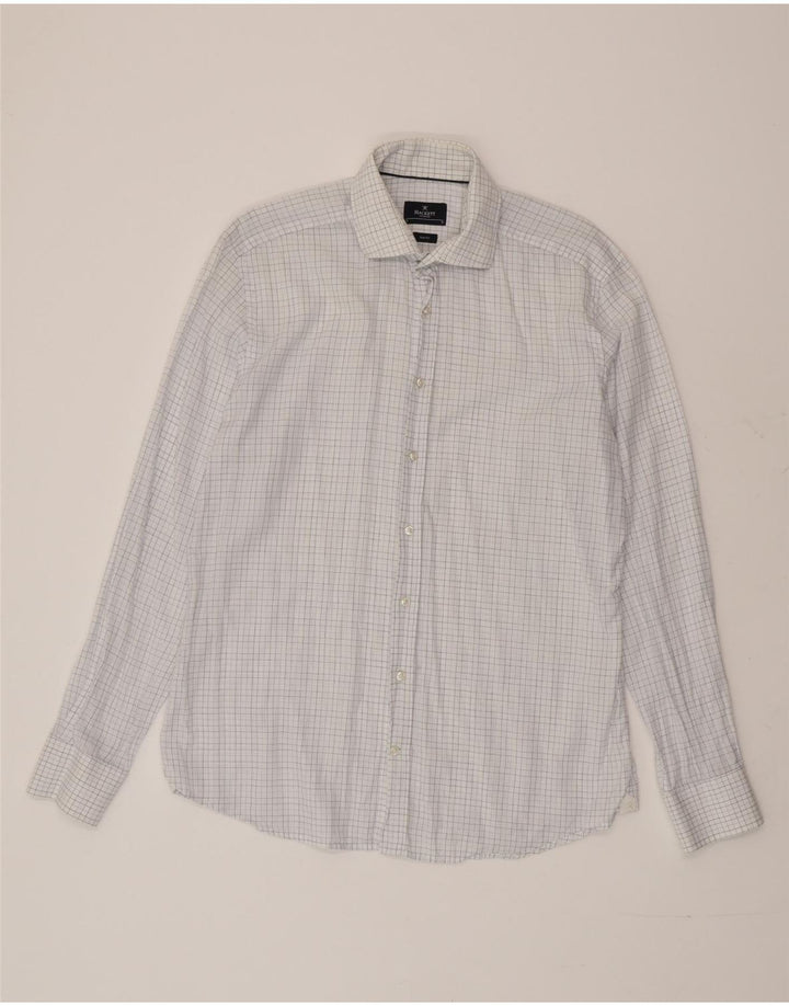 HACKETT Chemise Slim Fit pour Homme Taille 41 16 Grand Carreau Bleu