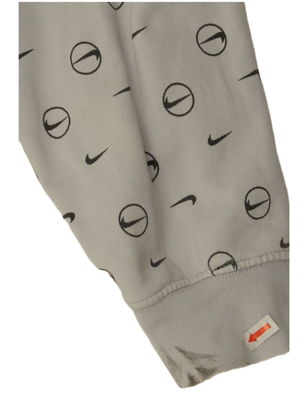 Nike Sweat-shirt court surdimensionné pour femme UK 10 Petit Gris