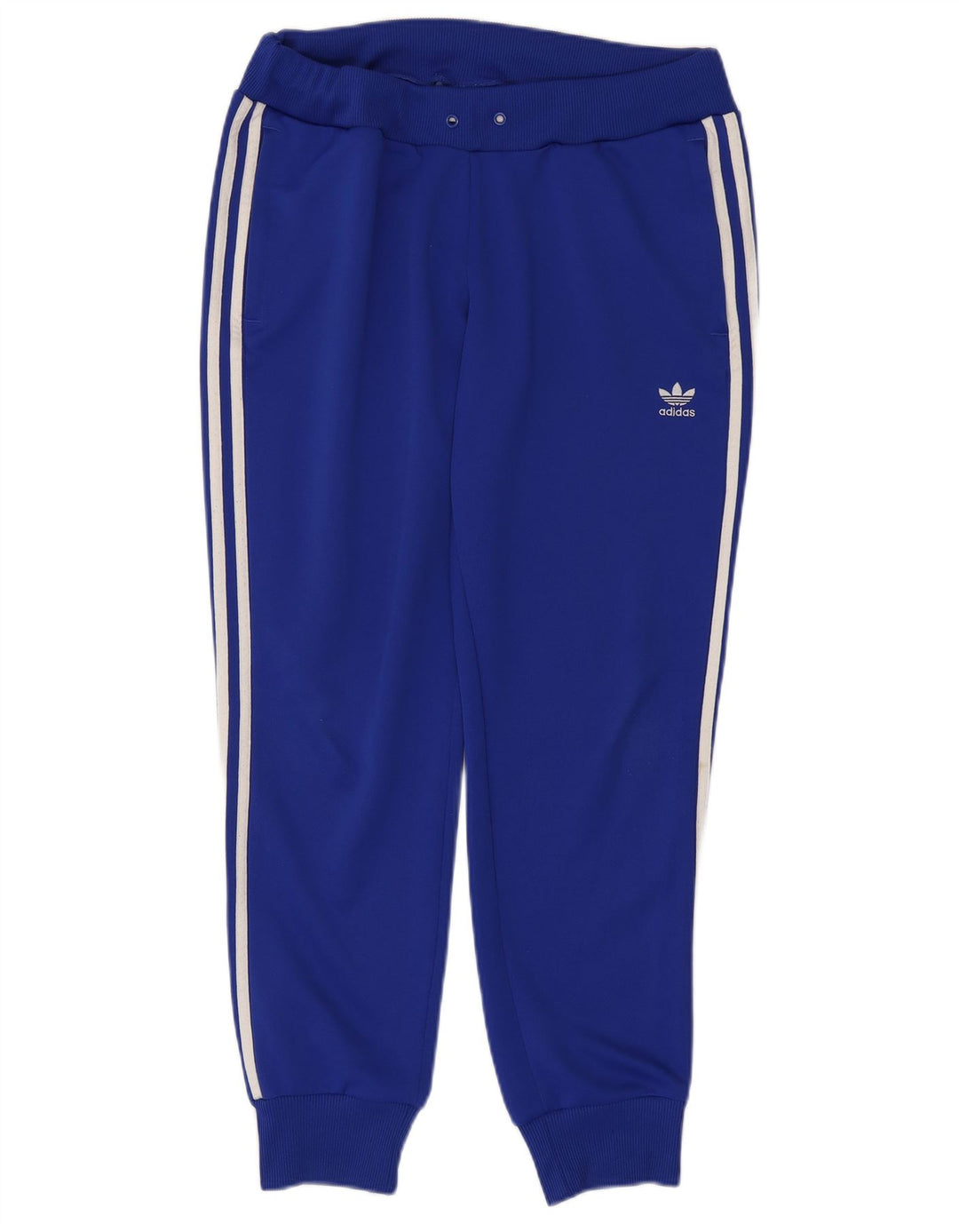 Adidas Pantalon de survêtement pour femme Joggers UK 16 Large Bleu Polyester