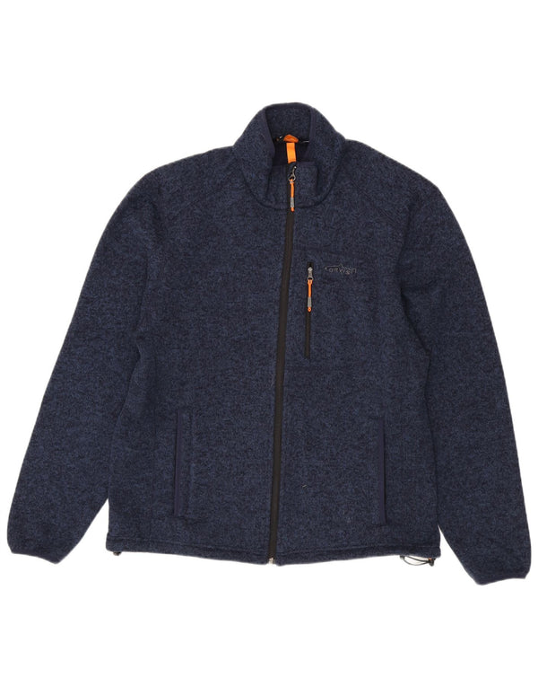 Orvis Veste de survêtement pour homme en polyester moucheté bleu marine moyen