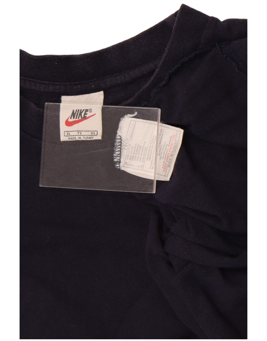 Nike T-Shirt Homme Top XL Bleu Marine Coton