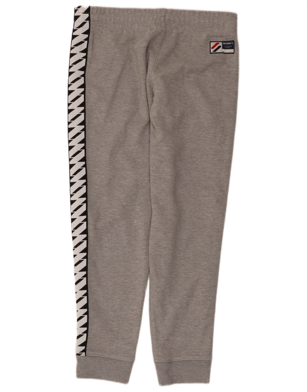 Superdry Pantalon de Survêtement Graphique Joggers Homme Gris Moyen Colourblock