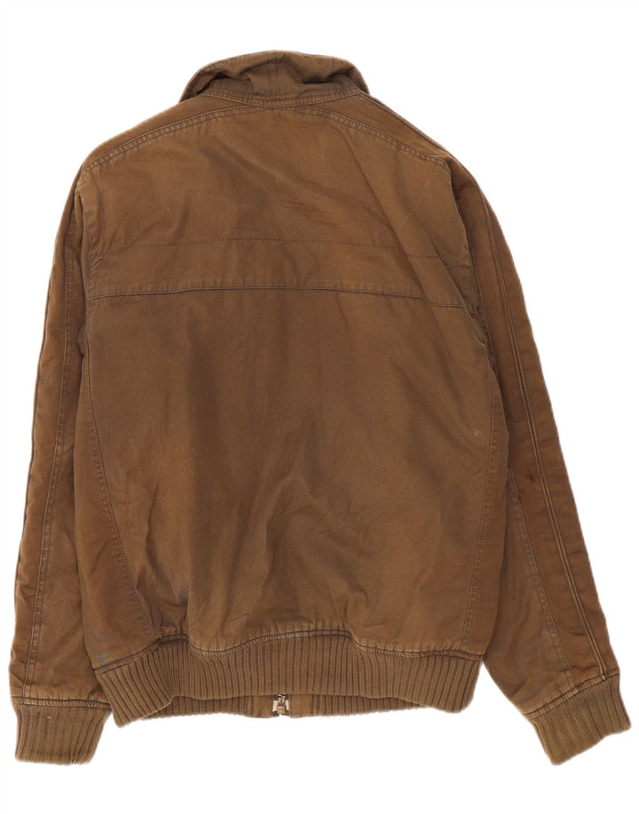 Marks & Spencer Veste Bomber Homme UK 36 Petit Coton Kaki