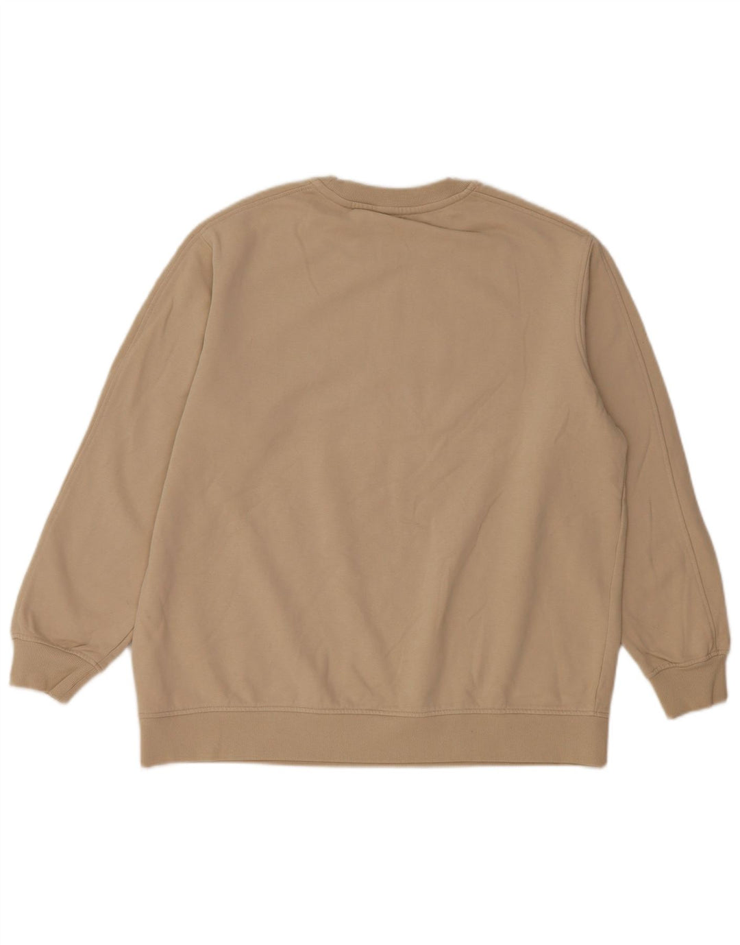 Marks & Spencer Sweat-Shirt Graphique Homme Beige Moyen Coton