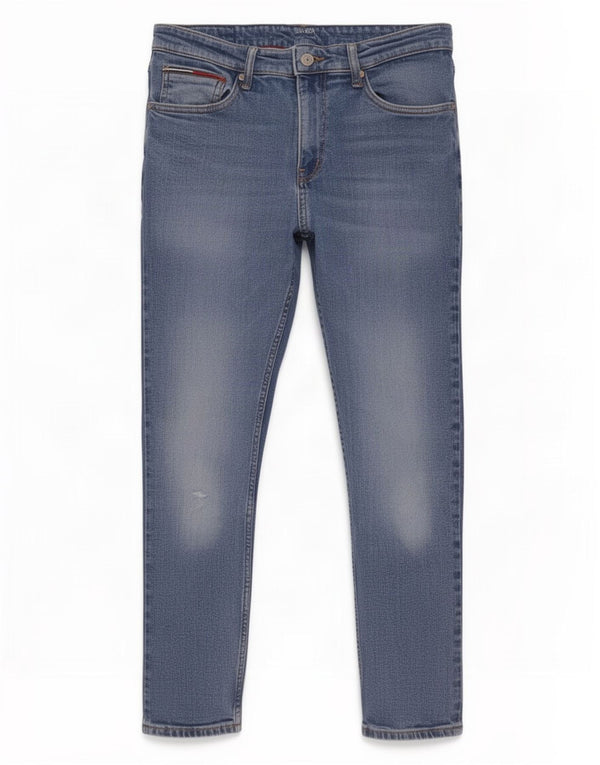 Tommy Hilfiger Jean Slim Femme W31 L28 Bleu Coton