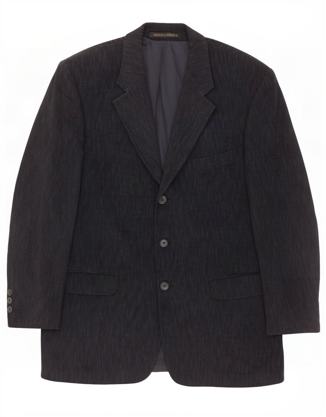 Marks & Spencer Veste blazer St. Michael pour homme UK 42 Large Noir Moucheté